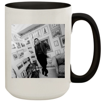 Liam Neeson 15oz Colored Inner & Handle Mug