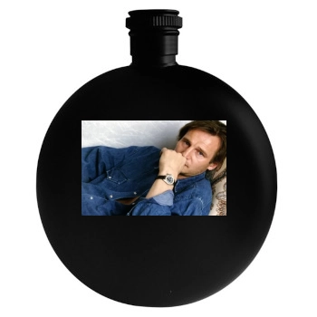 Liam Neeson Round Flask