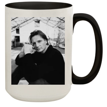 Liam Neeson 15oz Colored Inner & Handle Mug