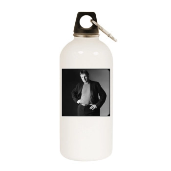 Liam Neeson White Water Bottle With Carabiner