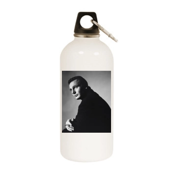 Liam Neeson White Water Bottle With Carabiner