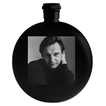 Liam Neeson Round Flask