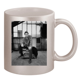 Liam Neeson 11oz Metallic Silver Mug