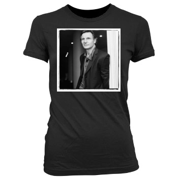 Liam Neeson Women's Junior Cut Crewneck T-Shirt