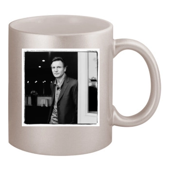 Liam Neeson 11oz Metallic Silver Mug