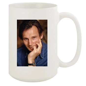 Liam Neeson 15oz White Mug