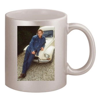 Liam Neeson 11oz Metallic Silver Mug