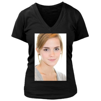 Emma Watson Women's Deep V-Neck TShirt