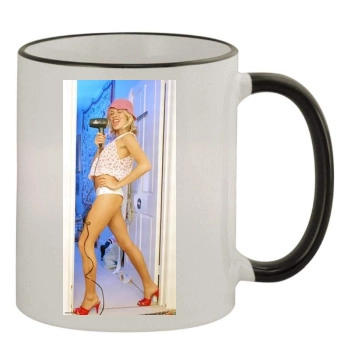 Eva Longoria 11oz Colored Rim & Handle Mug