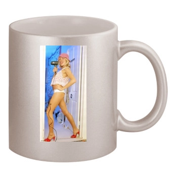 Eva Longoria 11oz Metallic Silver Mug