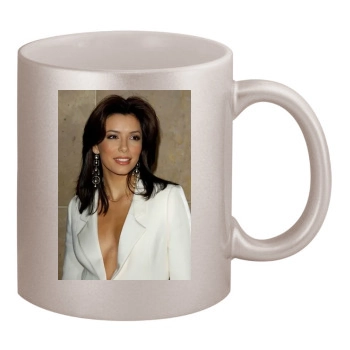 Eva Longoria 11oz Metallic Silver Mug