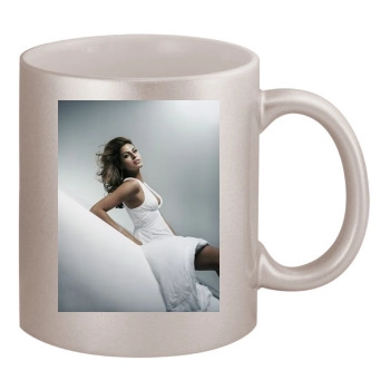 Eva Mendes 11oz Metallic Silver Mug