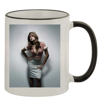 Eva Mendes 11oz Colored Rim & Handle Mug