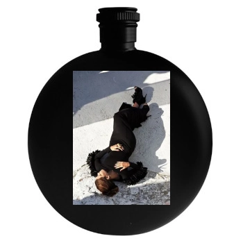 Eva Mendes Round Flask