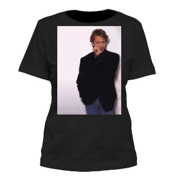 Alan Rickman Women's Cut T-Shirt