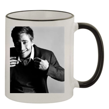 Jake Gyllenhaal 11oz Colored Rim & Handle Mug