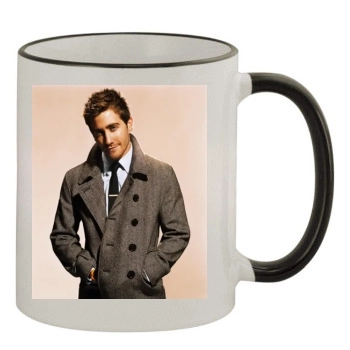 Jake Gyllenhaal 11oz Colored Rim & Handle Mug