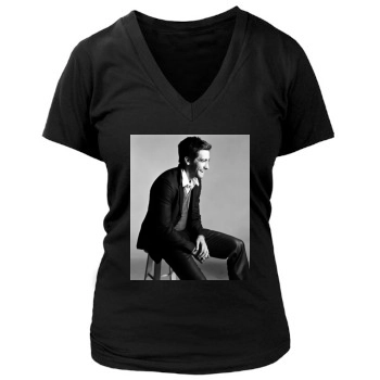 Jake Gyllenhaal Women's Deep V-Neck TShirt