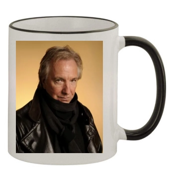 Alan Rickman 11oz Colored Rim & Handle Mug