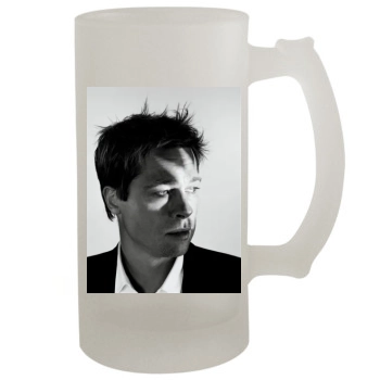 Brad Pitt 16oz Frosted Beer Stein