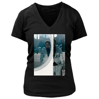 James Franco Women's Deep V-Neck TShirt