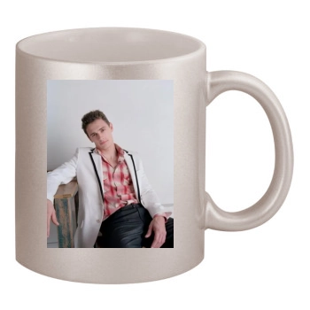 James Franco 11oz Metallic Silver Mug