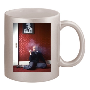 Billy Zane 11oz Metallic Silver Mug