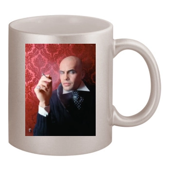 Billy Zane 11oz Metallic Silver Mug