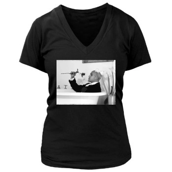 Billy Zane Women's Deep V-Neck TShirt