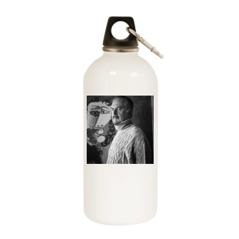 Fernando Botero White Water Bottle With Carabiner