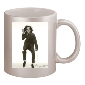 Iggy Pop 11oz Metallic Silver Mug