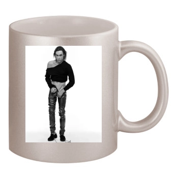 Iggy Pop 11oz Metallic Silver Mug