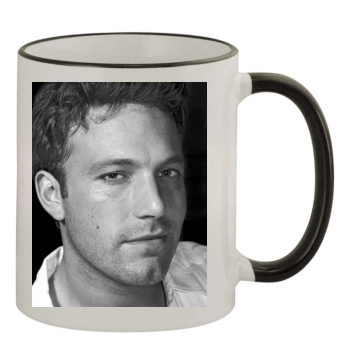 Ben Affleck 11oz Colored Rim & Handle Mug