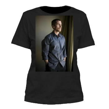 Christian Bale Women's Cut T-Shirt