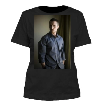 Christian Bale Women's Cut T-Shirt