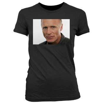 Ed Harris Women's Junior Cut Crewneck T-Shirt