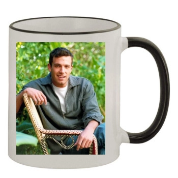 Ben Affleck 11oz Colored Rim & Handle Mug