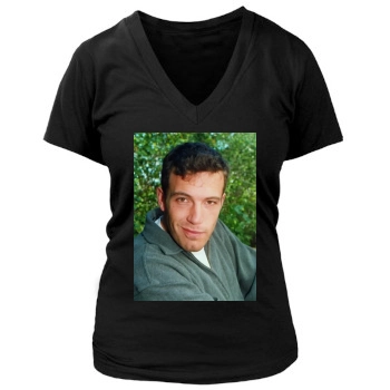 Ben Affleck Women's Deep V-Neck TShirt