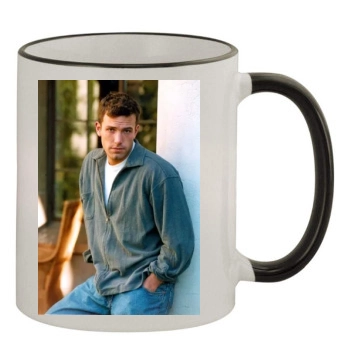 Ben Affleck 11oz Colored Rim & Handle Mug