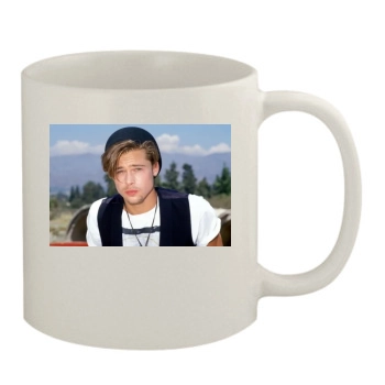 Brad Pitt 11oz White Mug