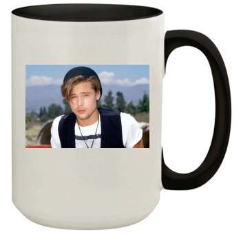 Brad Pitt 15oz Colored Inner & Handle Mug