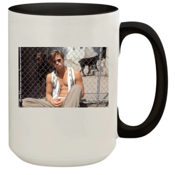 Brad Pitt 15oz Colored Inner & Handle Mug