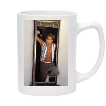 Brad Pitt 14oz White Statesman Mug