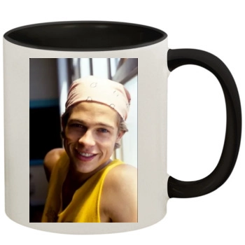 Brad Pitt 11oz Colored Inner & Handle Mug