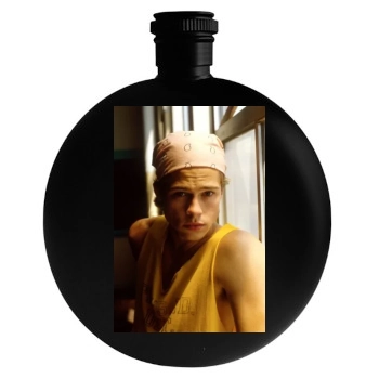 Brad Pitt Round Flask