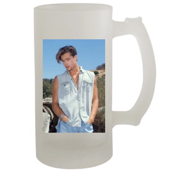 Brad Pitt 16oz Frosted Beer Stein