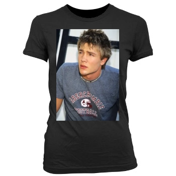 Chad Michael Murray Women's Junior Cut Crewneck T-Shirt