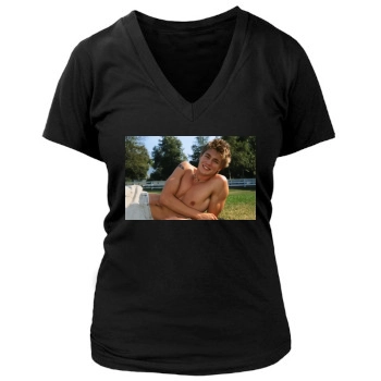 Chad Michael Murray Women's Deep V-Neck TShirt