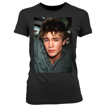 Chad Michael Murray Women's Junior Cut Crewneck T-Shirt