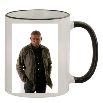 Forest Whitaker 11oz Colored Rim & Handle Mug